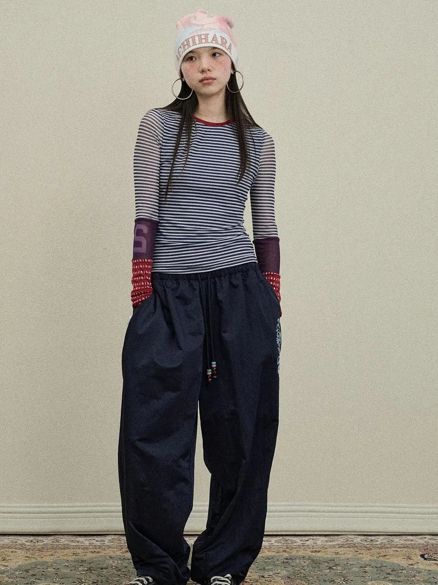 Colorful Banana Wide Leg Trousers