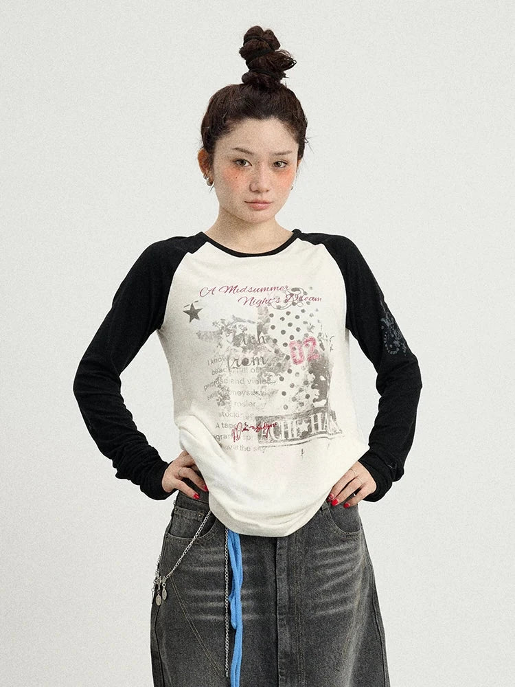 Cosmic Colorblock Long Sleeve Tee