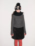 Achihara Cozy Soft Acrylic Knit Casual Round Top Badge Accent Women Beanie Hat-2