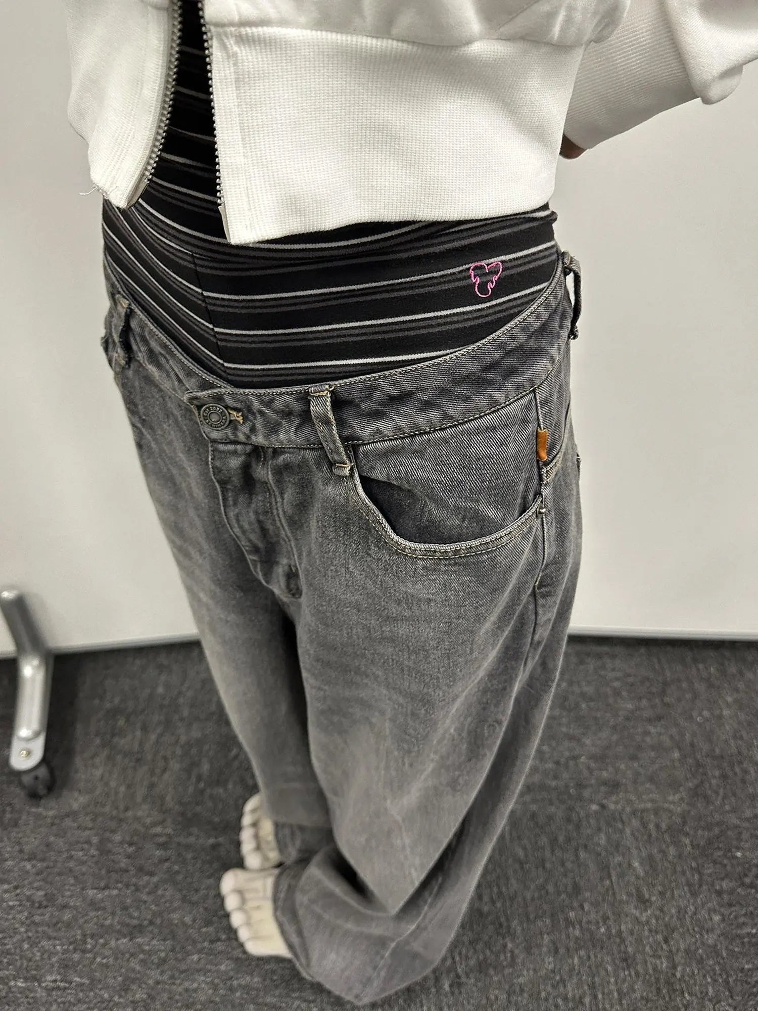 Crab Seal Rose High Waist Breton Leggings