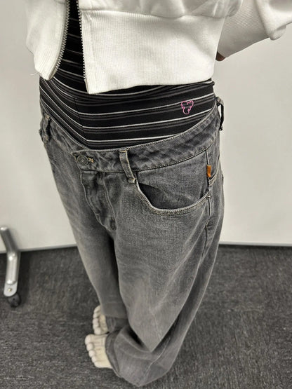 Crab Seal Rose High Waist Breton Leggings