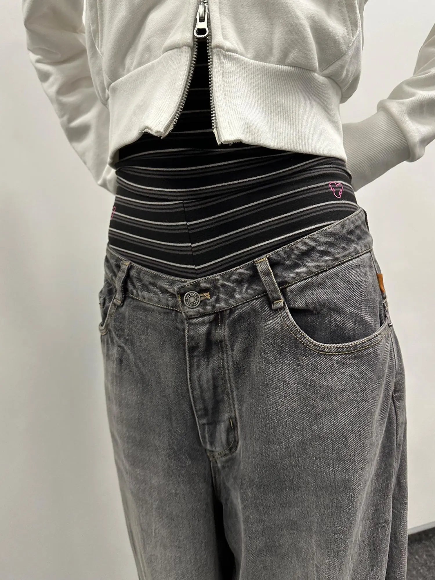 Crab Seal Rose High Waist Breton Leggings