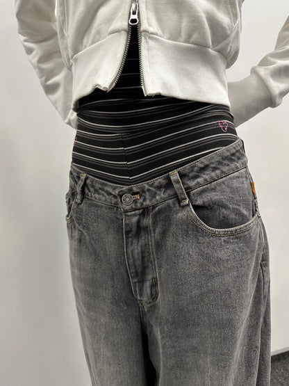 Crab Seal Rose High Waist Breton Leggings