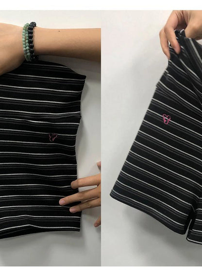 Crab Seal Rose High Waist Breton Leggings