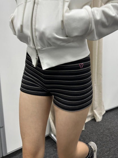 Achihara Crab Seal Rose High Waist Breton Leggings