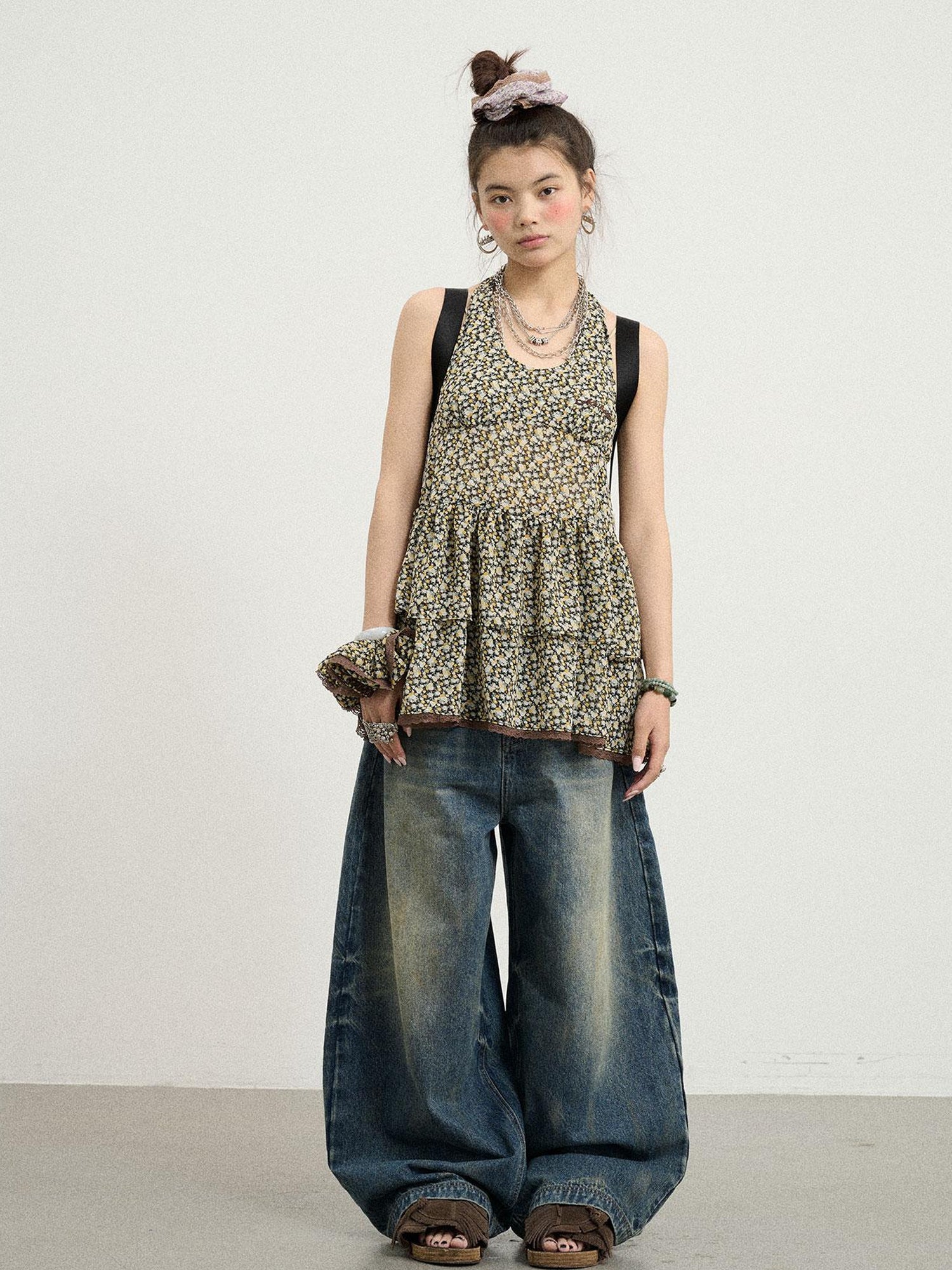 Achihara Daydreamer Strappy Sundress