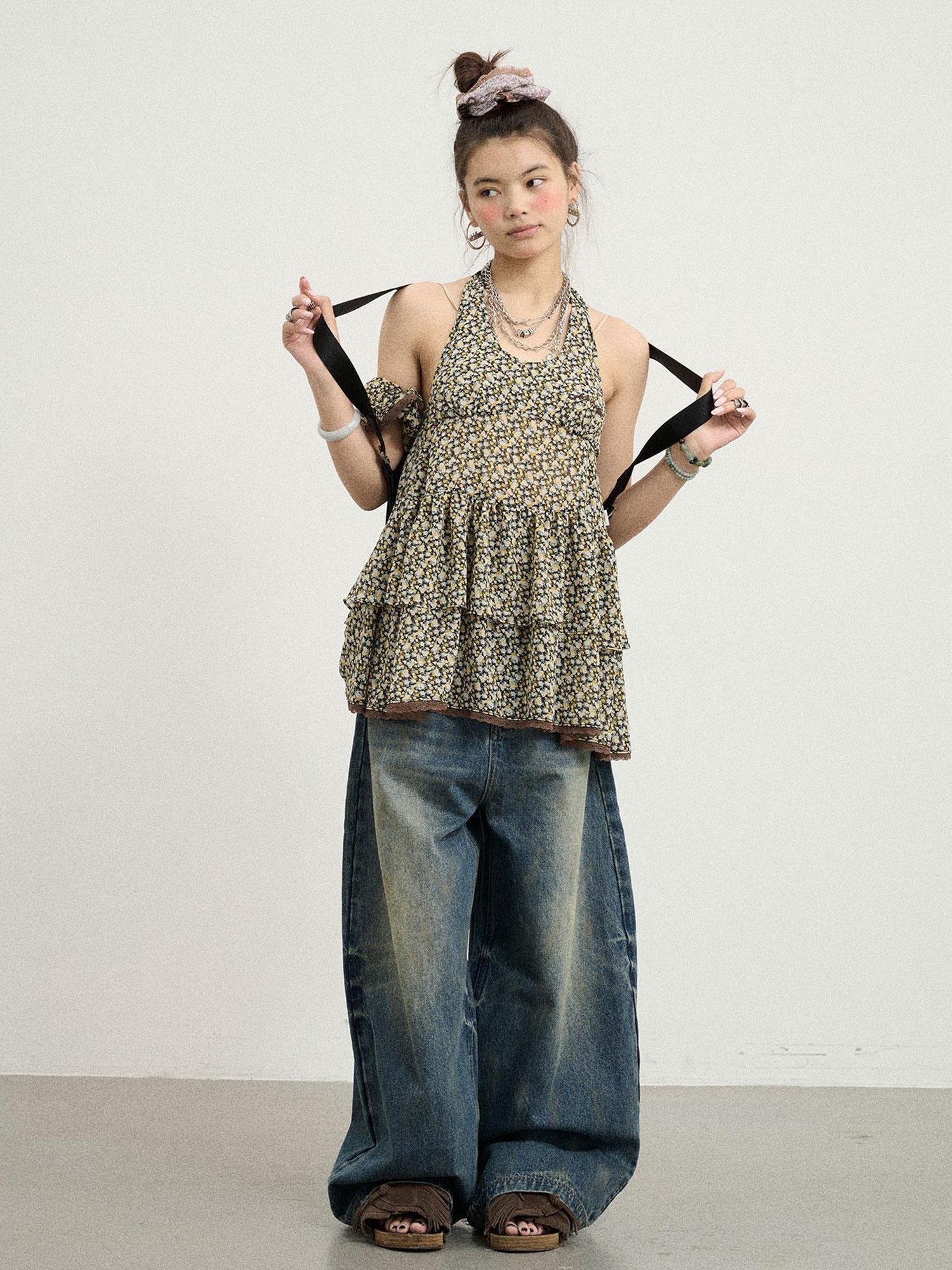 Achihara Daydreamer Strappy Sundress