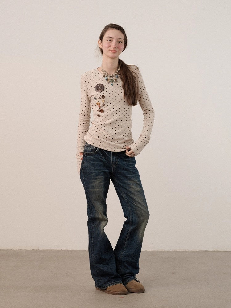 Achihara_Derong_Viscose_Spandex_Polka_Dot_Long_Sleeve_Straight_Fit_Women_T-Shirt_MISSTT