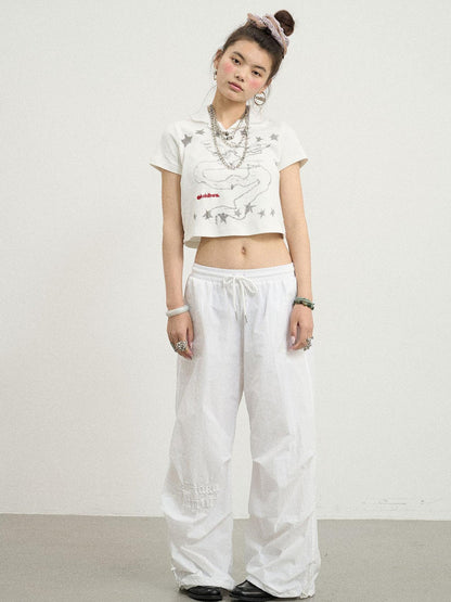 Achihara Digital Dragon Polo Tee V-neck T-shirt Long-Sleeve