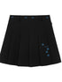Double Sided Pleated Skirt With Print