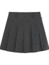 Double Sided Pleated Skirt With Print