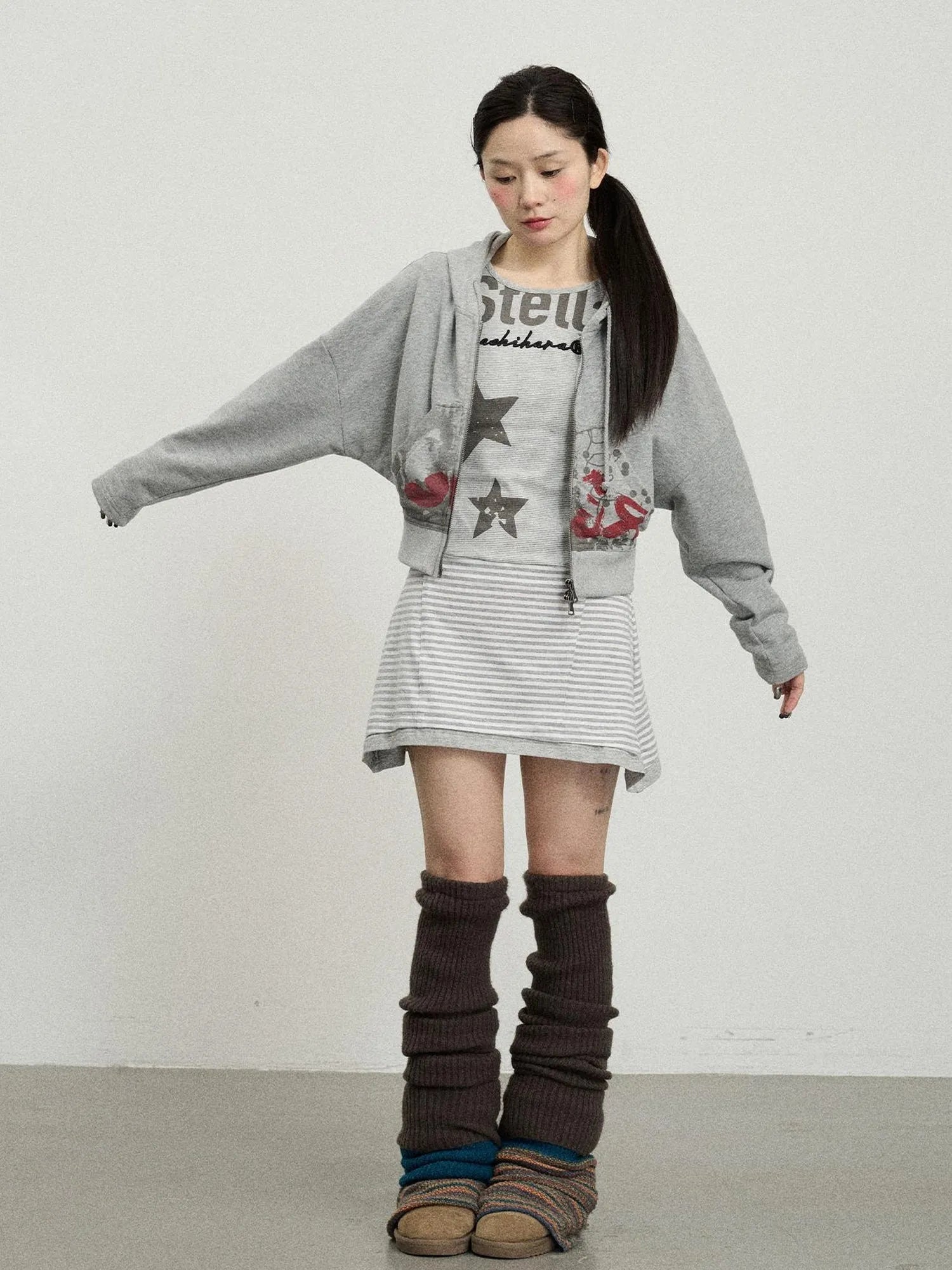 Dreamwave Cropped Hoodie