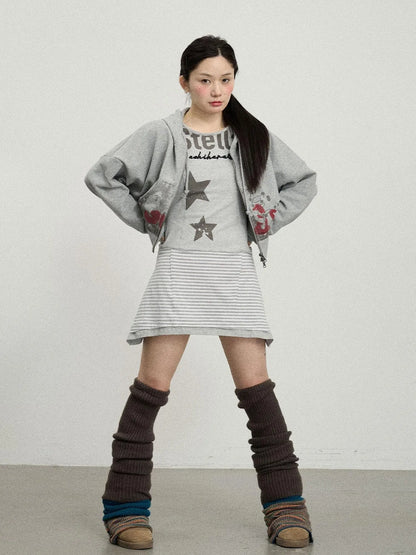 Dreamwave Cropped Hoodie