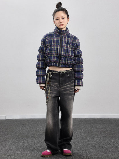Achihara Dual-Persona Reversible Plaid Jacket