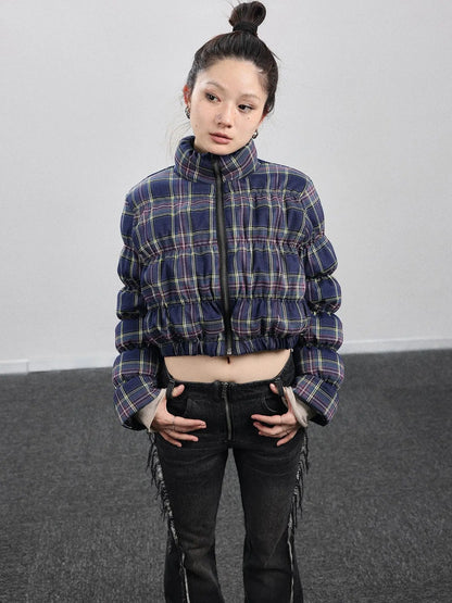 Dual-Persona Reversible Plaid Jacket
