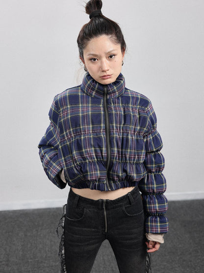 Achihara Dual-Persona Reversible Plaid Jacket