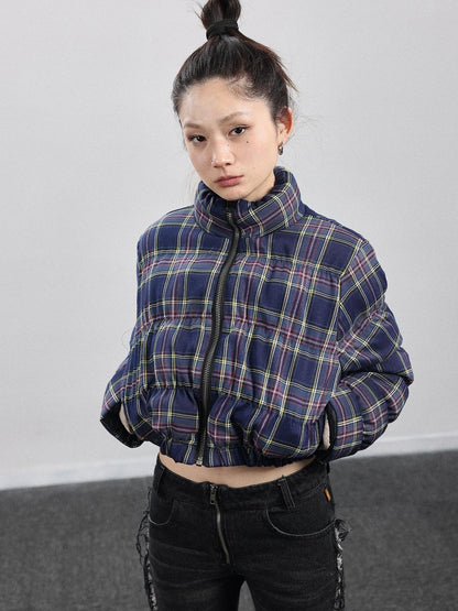 Achihara Dual-Persona Reversible Plaid Jacket