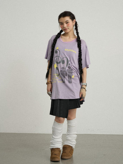 Achihara Electronic Bestie Relaxed Fit Tee