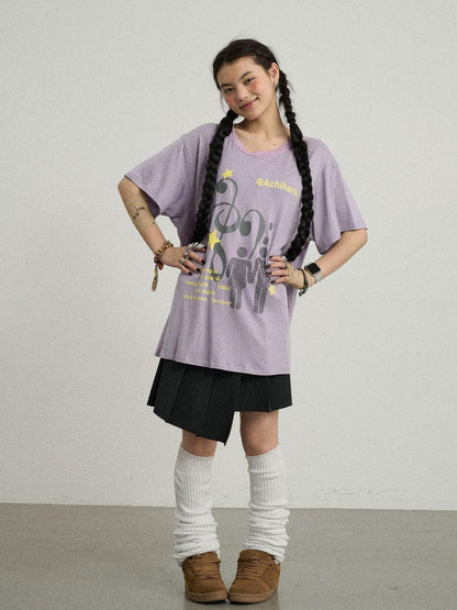 Achihara Electronic Bestie Relaxed Fit Tee