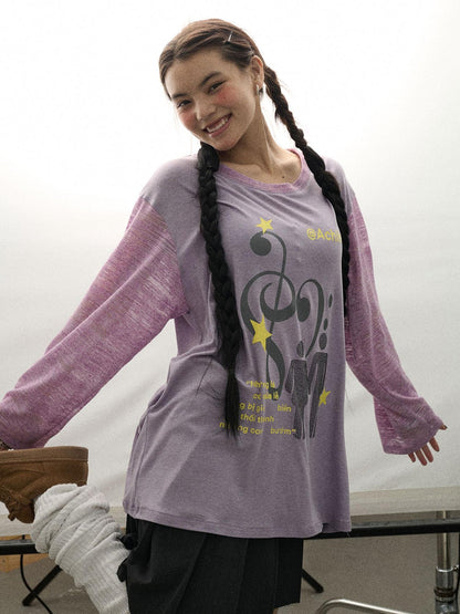 Achihara Electronic Bestie Relaxed Fit Tee
