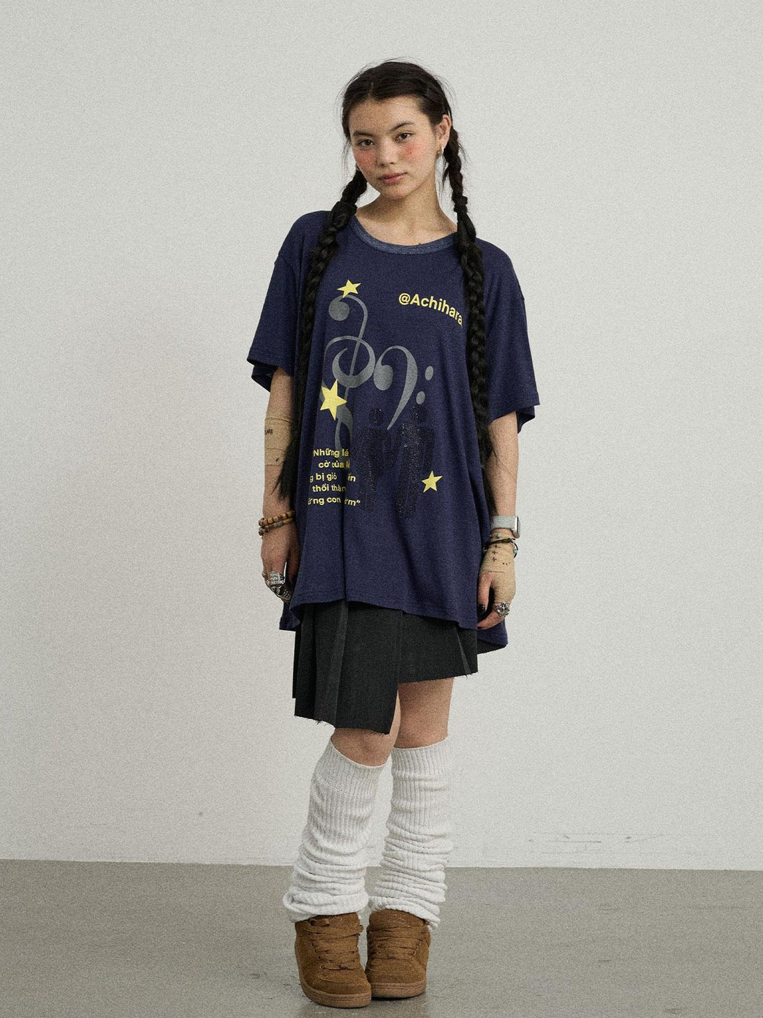 Achihara Electronic Bestie Relaxed Fit Tee