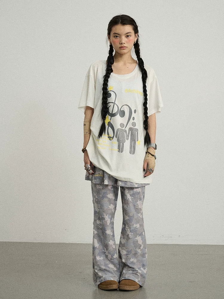 Achihara Electronic Bestie Relaxed Fit Tee-3