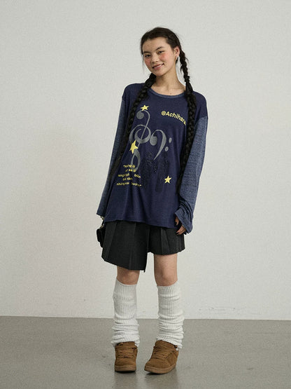 Achihara Electronic Bestie Relaxed Fit Tee-4