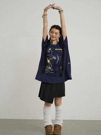 Achihara Electronic Bestie Relaxed Fit Tee