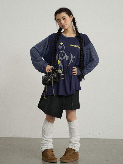 Achihara Electronic Bestie Relaxed Fit Tee