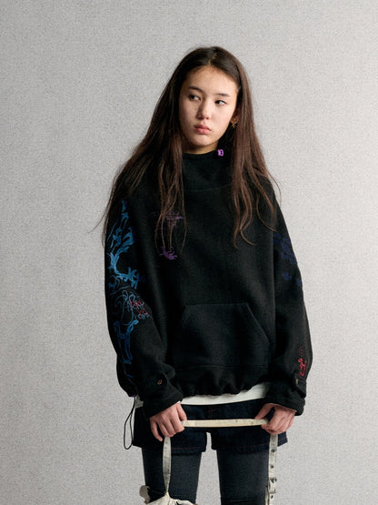 Achihara_Embroidered_Print_Loose_Fit_Drawstring_Women&