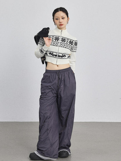 Achihara Emo Xmas Deer Knit Cardigan