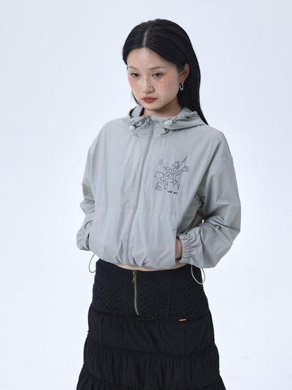 Achihara Expired Ice Lightweight Hooded Sun Protection Jacket