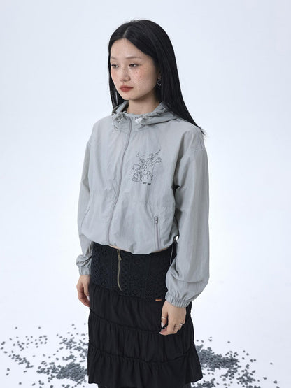 Achihara Expired Ice Lightweight Hooded Sun Protection Jacket