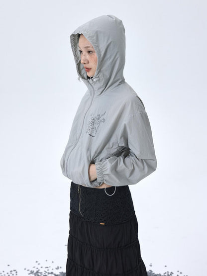 Achihara Expired Ice Lightweight Hooded Sun Protection Jacket