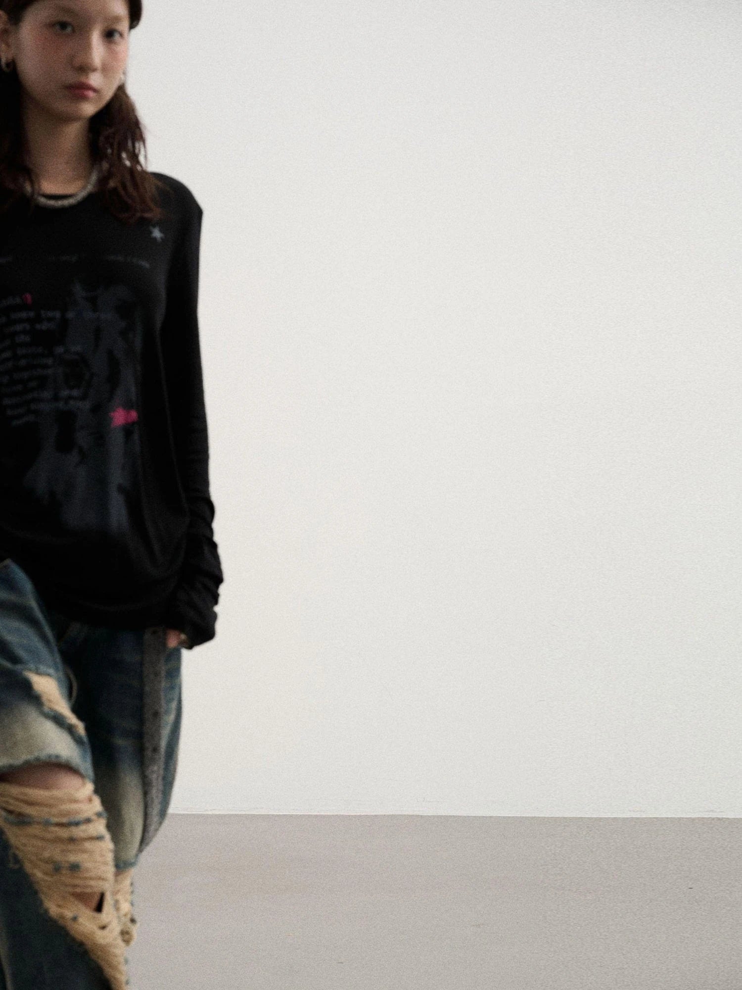 Fallen Satan Lightweight Rock Print Summer Tee