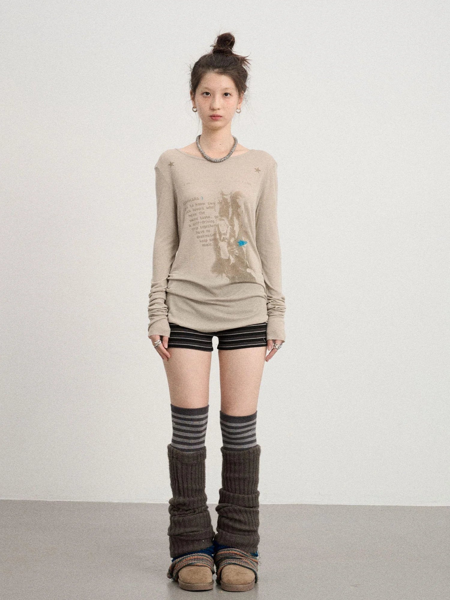 Fallen Satan Lightweight Rock Print Summer Tee