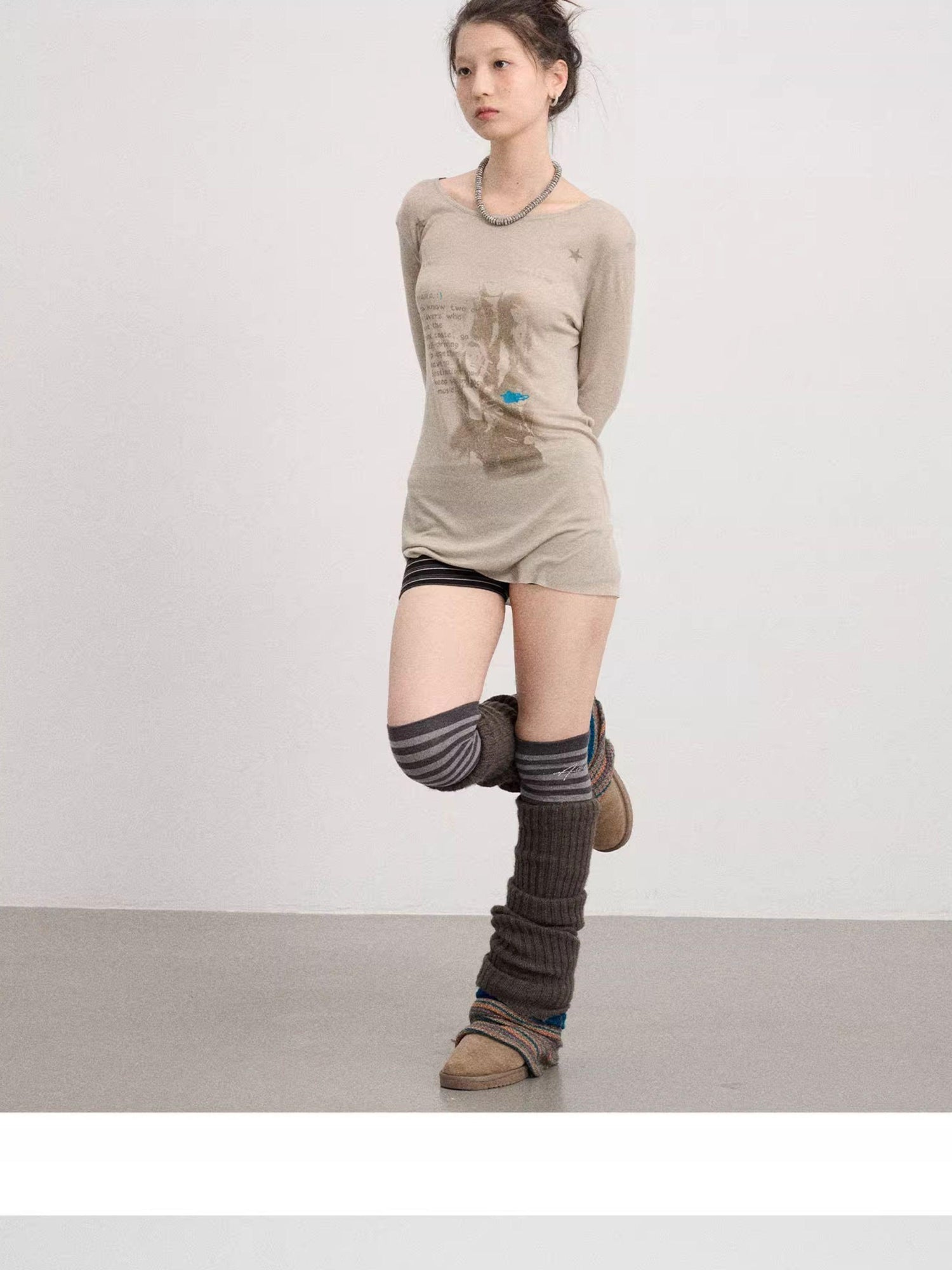 Achihara Fallen Satan Lightweight Rock Print Summer Tee