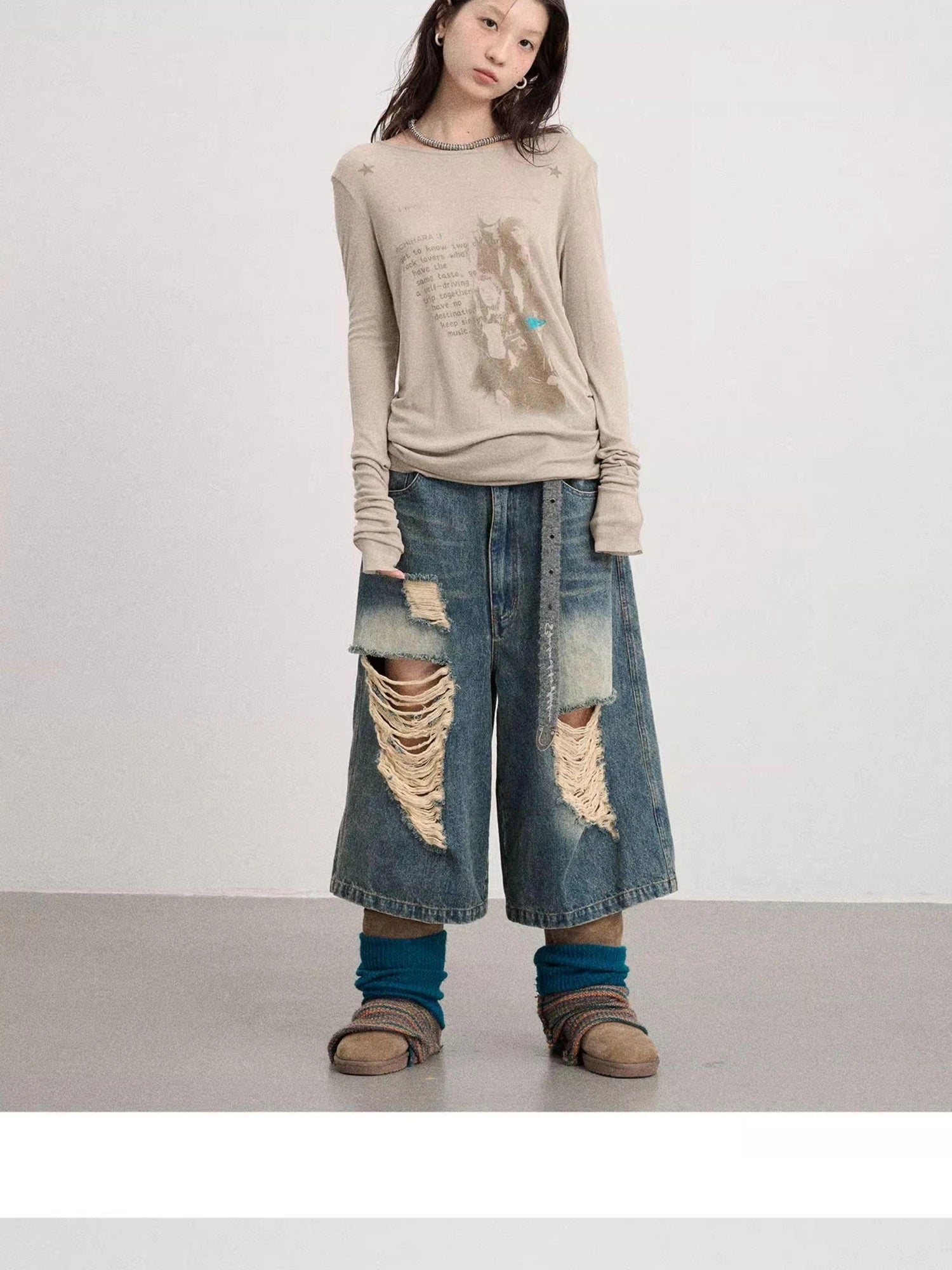 Fallen Satan Lightweight Rock Print Summer Tee