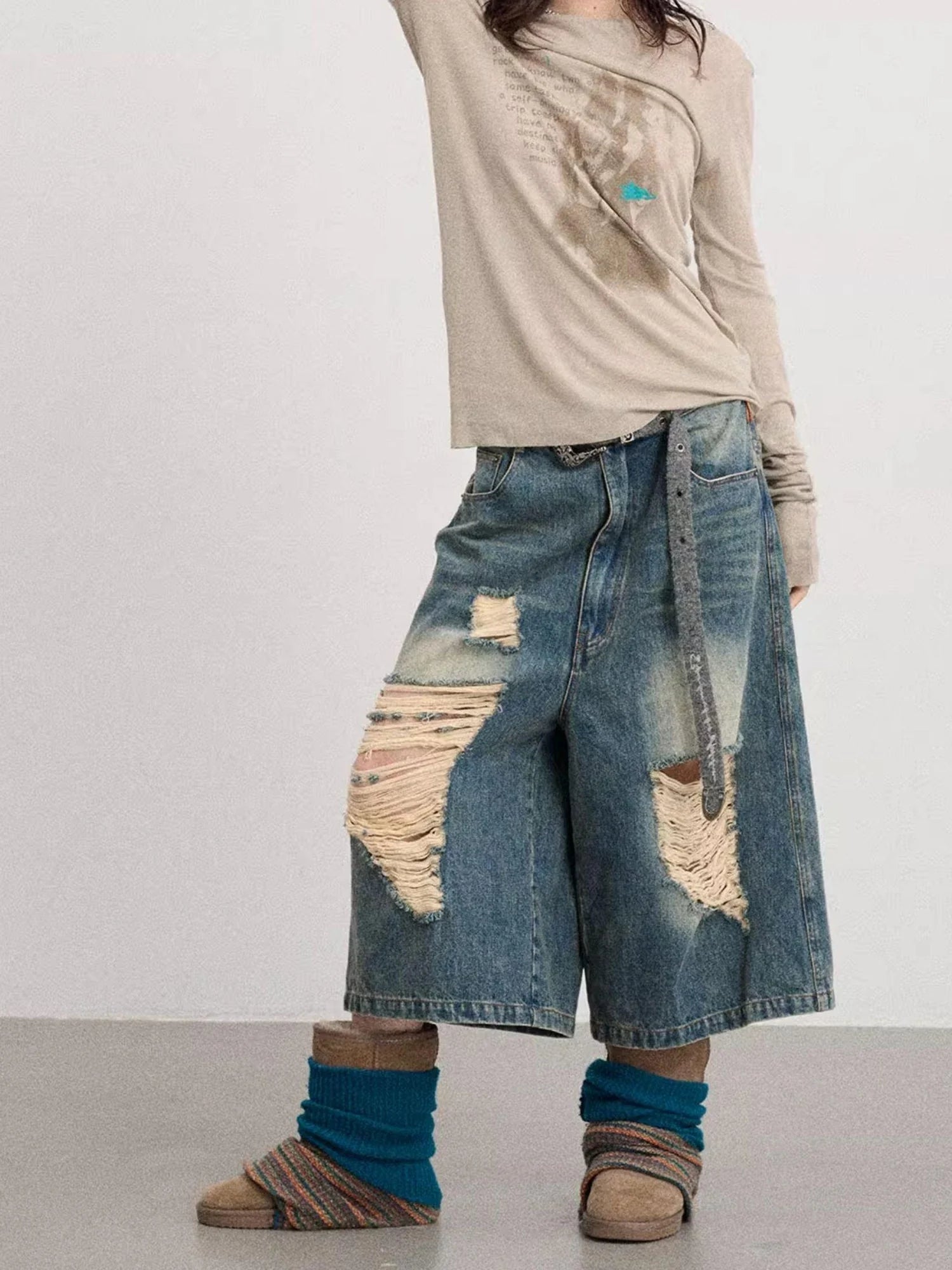 Fallen Satan Lightweight Rock Print Summer Tee