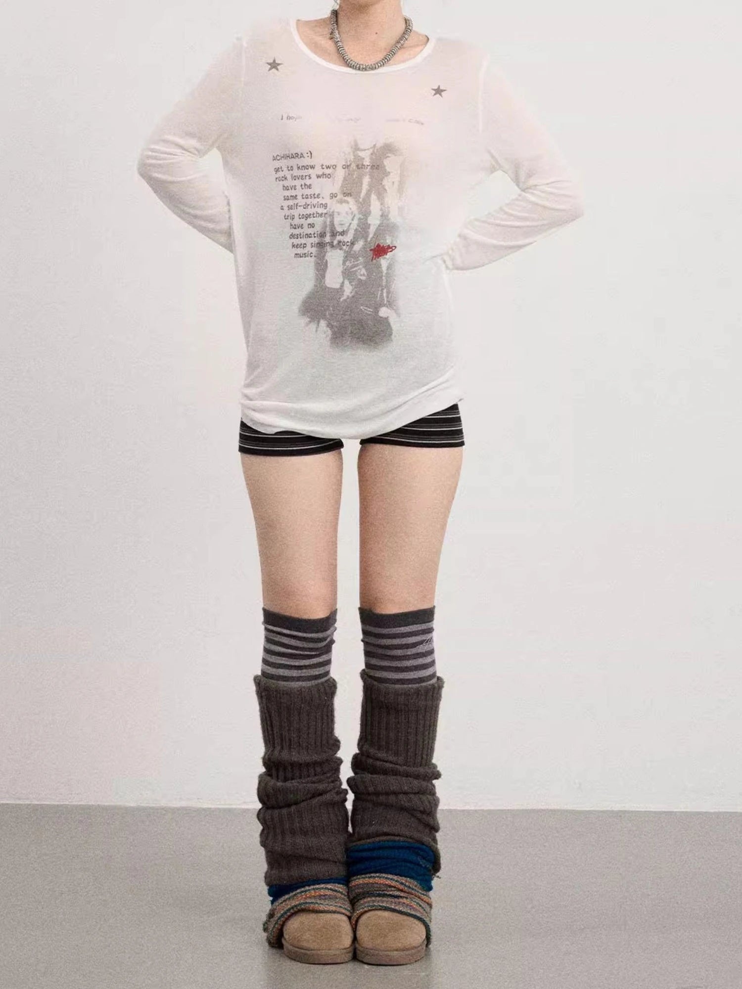 Fallen Satan Lightweight Rock Print Summer Tee