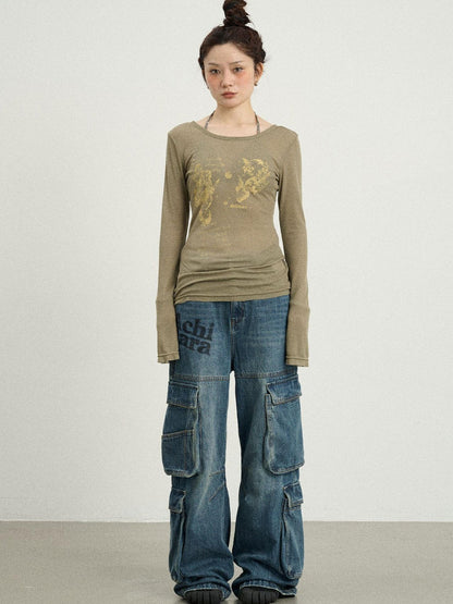 Achihara Fish Princess Long Sleeve T-shirt