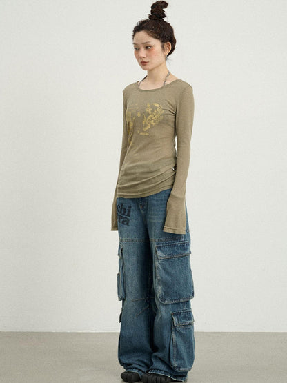 Achihara Fish Princess Long Sleeve T-shirt