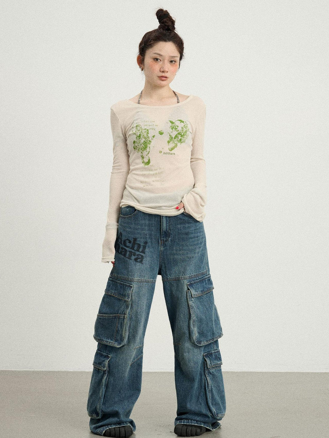 Achihara Fish Princess Long Sleeve T-shirt