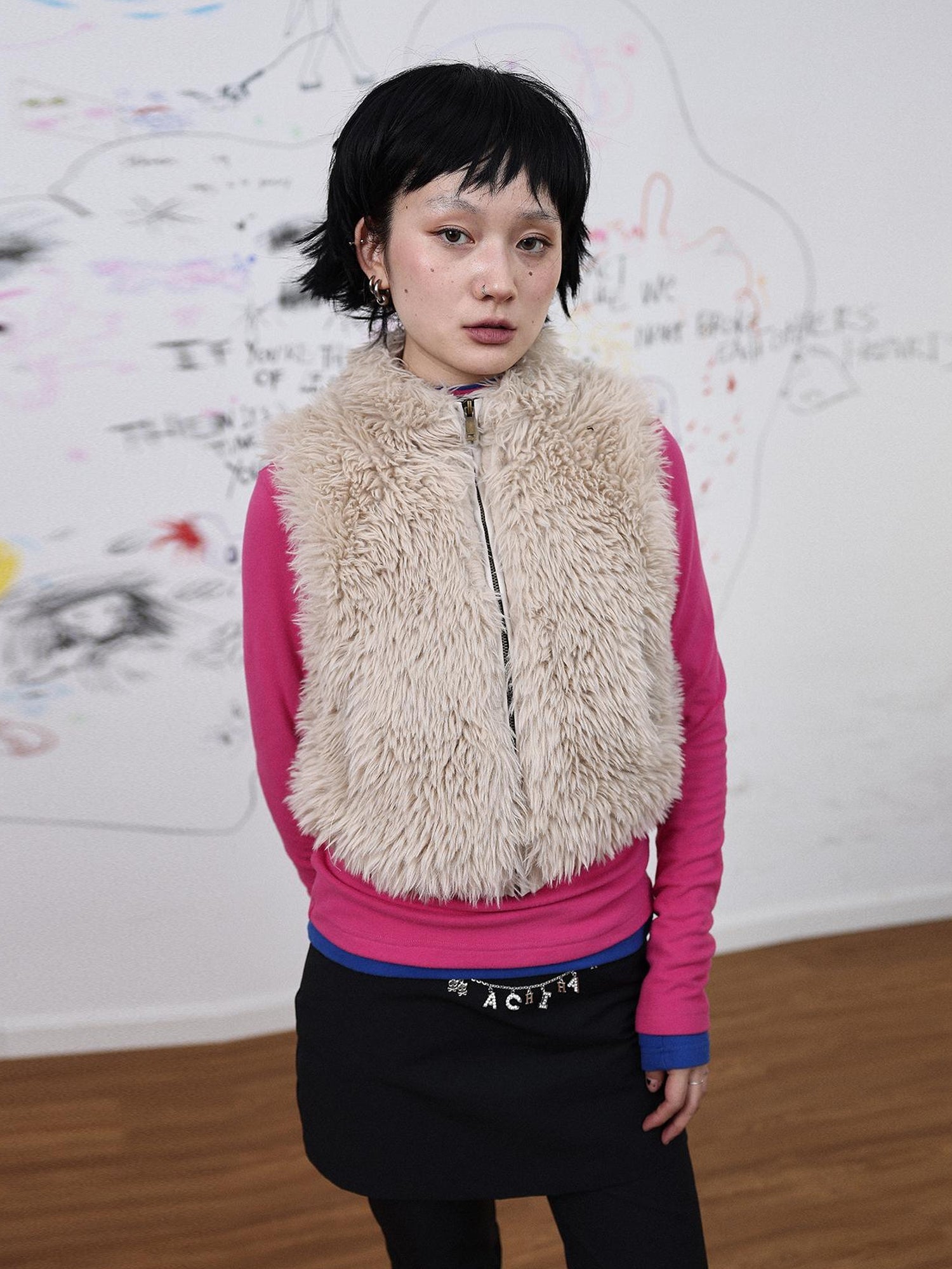 Achihara Furry Monster Four Season Vest
