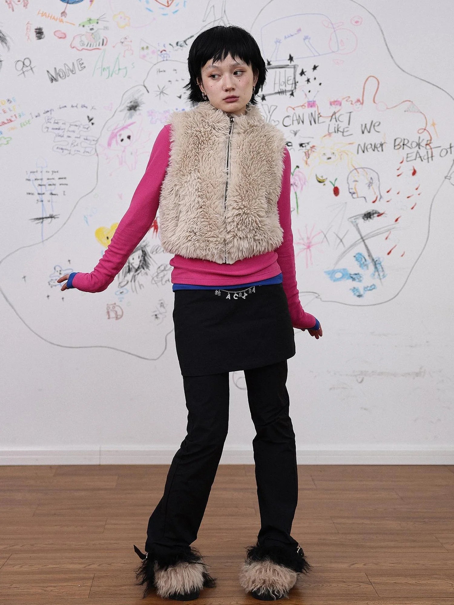 Furry Monster Four Season Vest