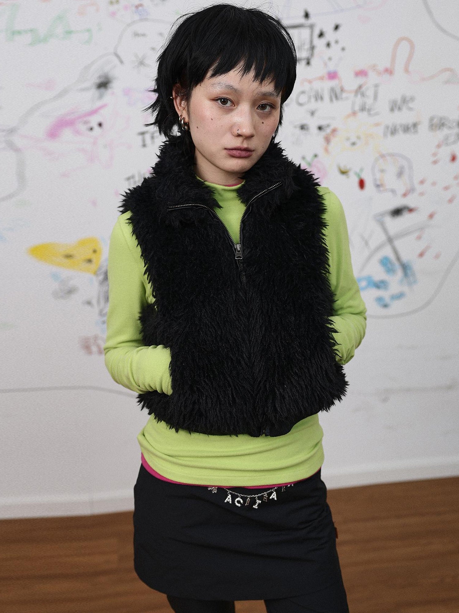 Achihara Furry Monster Four Season Vest