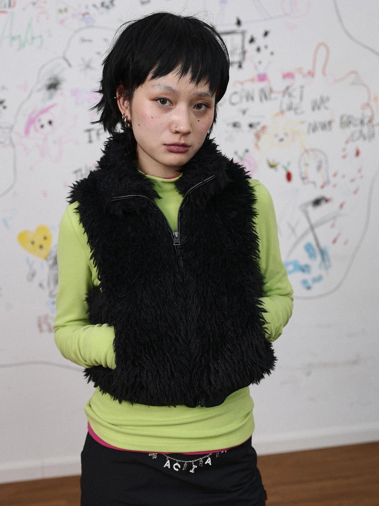 Furry Monster Four Season Vest