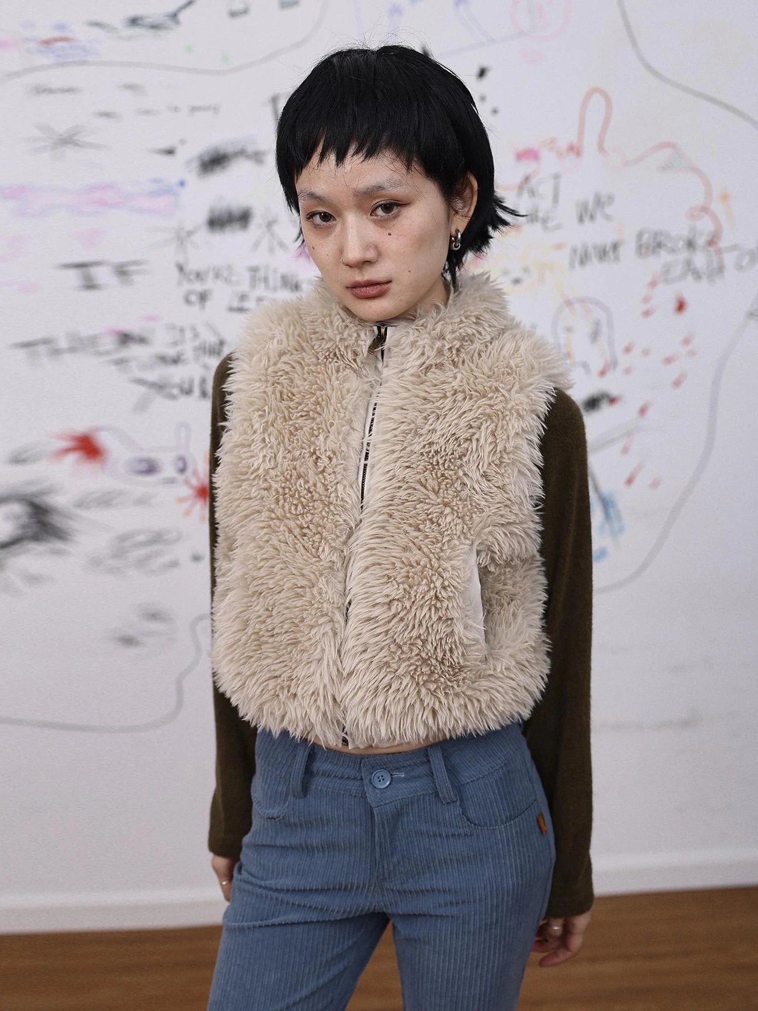 Furry Monster Four Season Vest