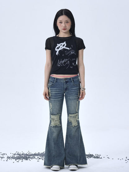 Achihara Glass Jellyfish Summer Graphic Tee