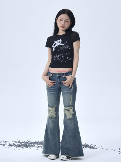 Achihara Glass Jellyfish Summer Graphic Tee